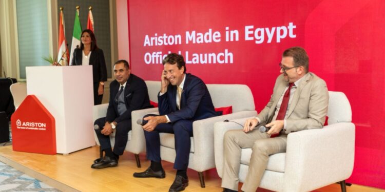أريستون تعلن بدء التصنيع المحلي لأحدث سخانات المياه بتكنولوجيا إيطالية متطورة في مصر