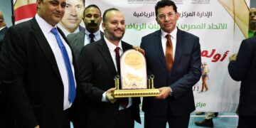 وزير الرياضة يشهد فعاليات النسخة الثانية من أولمبياد الصحفيين بمركز التنمية الشبابية بالجزيرة