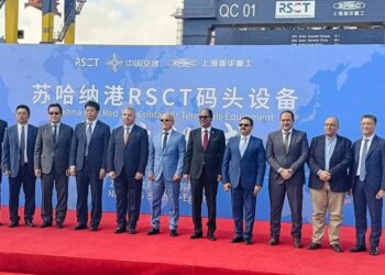 3.5 مليون حاوية سنويًا… محطة RSCT بالسخنة تقترب من التشغيل الكامل بعد وصول دفعة معدات عملاقة