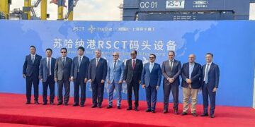 3.5 مليون حاوية سنويًا… محطة RSCT بالسخنة تقترب من التشغيل الكامل بعد وصول دفعة معدات عملاقة