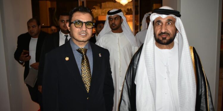 طارق الجيوشي يشارك في احتفالية العيد الوطني لدولة الإمارات
