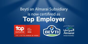 Beyti – an Almarai Subsidiary – Named Top Employer in Egypt for 2026, Second Year in a Row