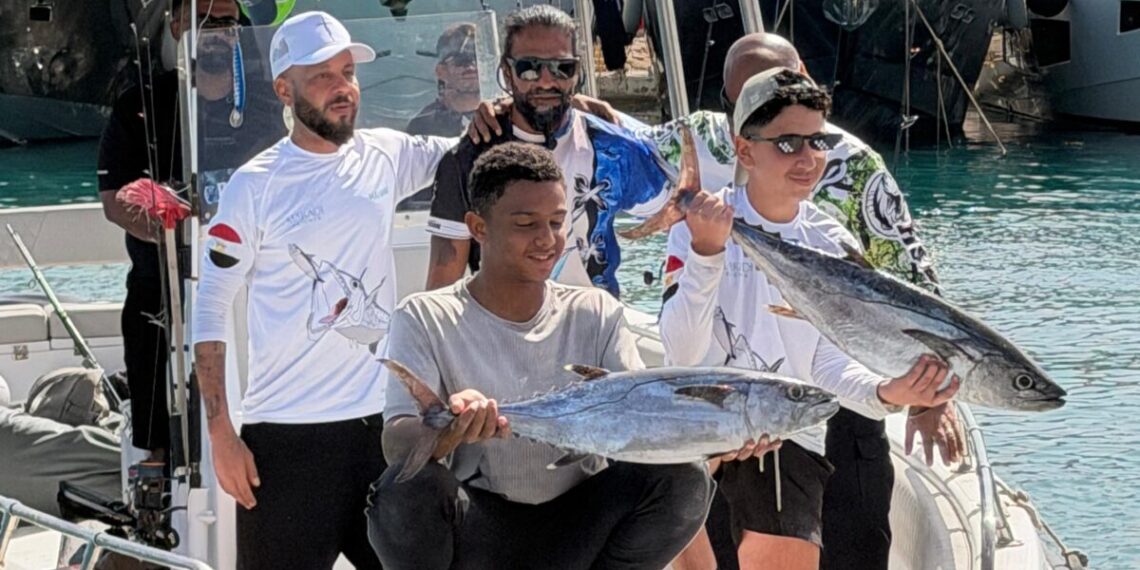 سيطرة مصرية على منصة التتويج في بطولة البحر الأحمر الدولية لصيد الأسماك بالجونة